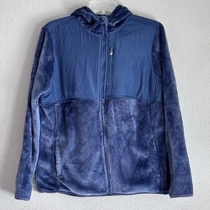 Legend Discovery Blue Men’s plush Fleece Full Zip Up Hooded men’s Sweater L